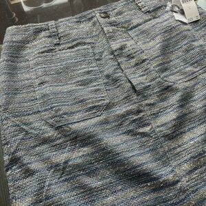 Multicolor Textured Skirt